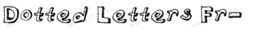 Dotted Letters Fr字体转换
